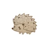 Puzzle en bois en forme de hérisson avec formes à encastrer, jeu éducatif de tri et motricité fine pour enfant