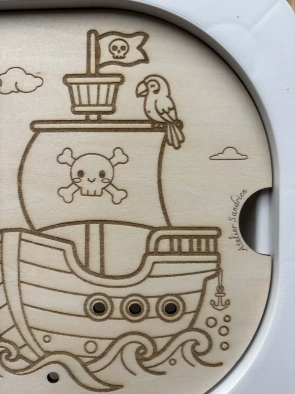 Insert sensoriel en bois - Chasse au trésor