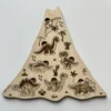 Puzzle en bois - Les dinosaures sur un volcan