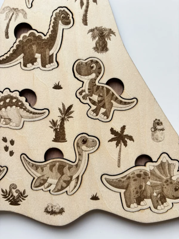 Dinosaures - Puzzle en bois