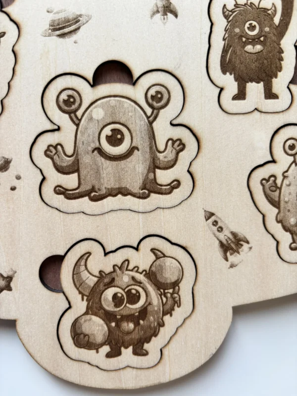 Les Petits Monstres - Puzzle en bois