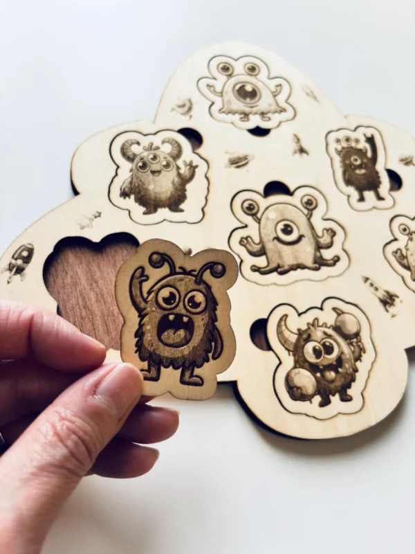Les Petits Monstres - Puzzle en bois