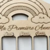 Cadre souvenirs bébé en bois - Ma Première Année