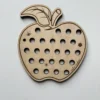Pomme à lacer en bois