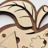 Zoom - Puzzle en bois - Pomme - pièces en forme géométriques