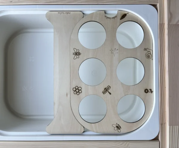 Adaptateur en bois pour bac IKEA 30×40