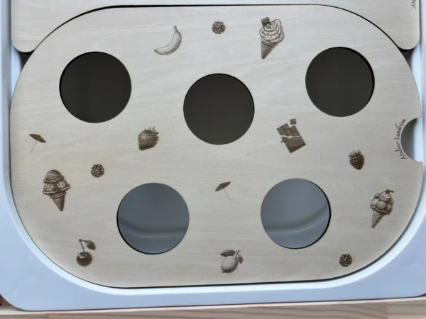 Porte-cônes en bois - Accessoire