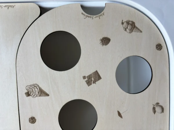 Porte-cônes en bois - Accessoire