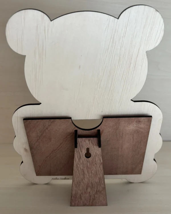 Cadre photo en bois - Panda