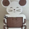 Cadre photo en bois -  Souris