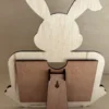 Cadre photo en bois -  Lapin