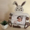 Cadre photo en bois -  Lapin