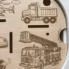 Insert sensoriel en bois - Transports du quotidien