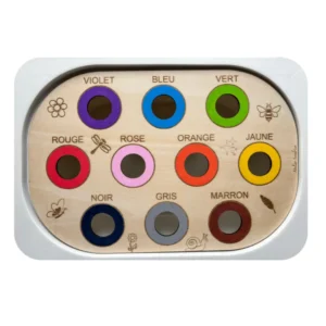 Insert sensoriel en bois - Atelier des couleurs