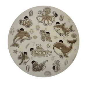 Le monde de la Mer - Puzzle en bois