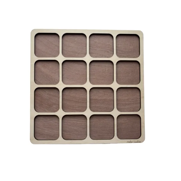 Noël - Jeu de mémoire en bois