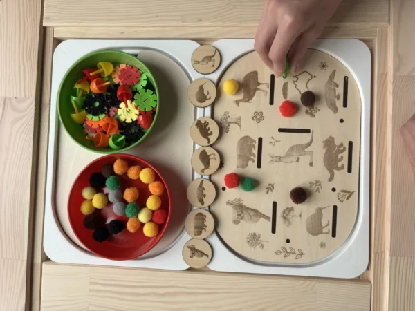 Insert sensoriel en bois - Les animaux d'Australie