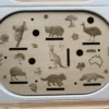 Insert sensoriel en bois - Les animaux d'Australie