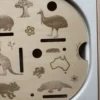 Insert sensoriel en bois - Les animaux d'Australie