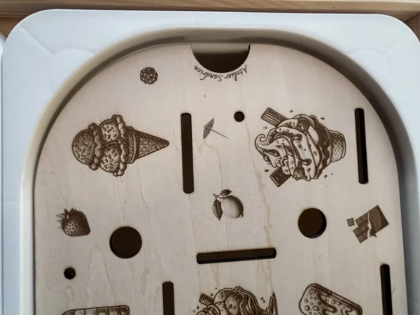 Insert sensoriel en bois - Les glaces