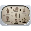 Insert sensoriel en bois - royaume de princesses et personnages pour jeu symbolique