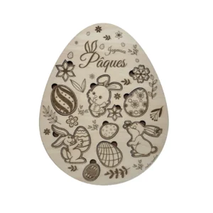puzzle bois oeuf de Pâques