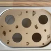 Insert sensoriel en bois - 5 trous pour cônes de glace
