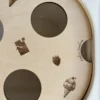 Insert sensoriel en bois - 5 trous pour cônes de glace