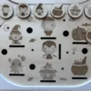 Insert sensoriel en bois - Personnages et objets d'Halloween