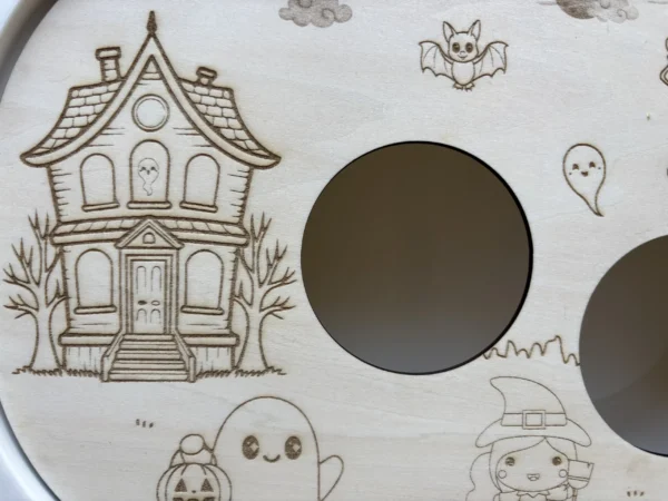 Insert sensoriel en bois - Halloween à remplir