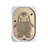 insert sensoriel en bois hiver pingouin avec petits trous à remplir sans accessoires