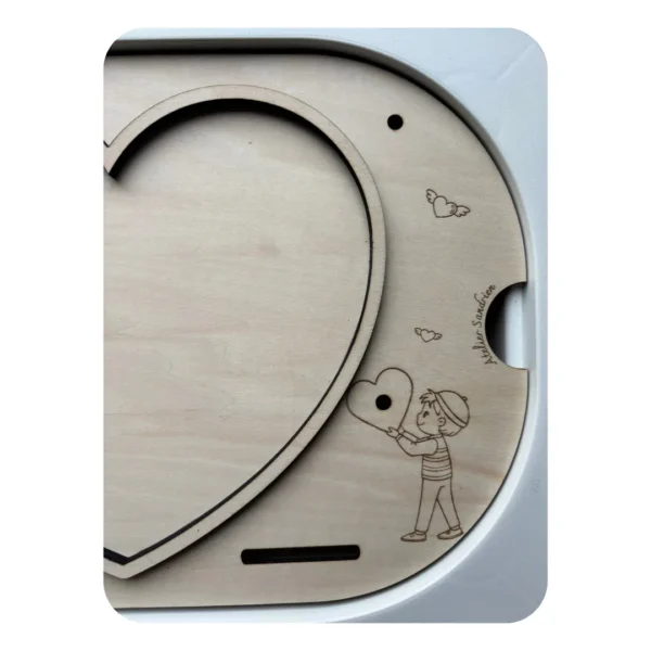 coeur à remplir en bois zoom