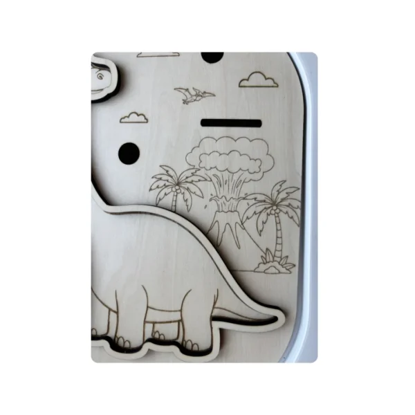 insert sensoriel forme diplodocus à remplir détail de côté