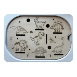 insert sensoriel bois dinosaure version observation