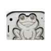 Insert sensoriel en bois - la grenouille à remplir détail