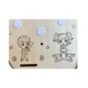 Insert sensoriel en bois - la musique scratch zoom