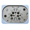 Insert sensoriel en bois coccinelle avec trous pour activité de comptage et motricité fine enfant